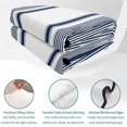 thumbnail image 4 of Quilts Twin XL Size, Navy Blue Striped Soft Comforter Bedding Set for Bed, Farmhouse Thin Vertical Stripes Modern Lightweight Quilted Bedspread with Pillow Cover(2 Pieces) for All Season, 68x98 Inch, 4 of 9