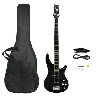 Zimtown 4-String Bass Guitar Kit with Bag, 20W Amp and More,Blue