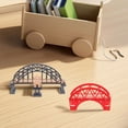 thumbnail image 4 of CTIRCHIU 2pcs Plastic Bridge Pier Wooden Train Track Bridge for Educational Play with Fine Motor Skills Development, 4 of 8