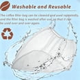 thumbnail image 2 of Smlper 2 Pack 20" x 20" Cold Brew Coffee Filter Bag, Compatible With Toddy Cold Brew System, Strainer Bag for 5 Gallon Commercial Brewers, Washable & Reusable, 2 of 7