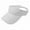 White, variant on ZHENHONG Visor Hats for Women Solid Color Adjustable Sun Hat With Large Brim Sun Visor