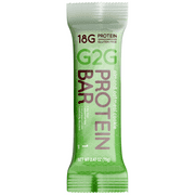 G2G Protein Bar, Almond Oatmeal Cookie, Gluten-Free, Clean Ingredients, Refrigerated for Freshness, (Pack of 8)