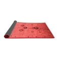 thumbnail image 2 of Ahgly Company Indoor Round Oriental Red Industrial Area Rugs, 7' Round, 2 of 4