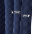 thumbnail image 4 of Fabric Shower Curtain, Hotel Luxury 190GSM Heavy Duty Thick Shower Curtain for Bathroaom Washable, Navy Blue, 72x78 Inches, 4 of 7