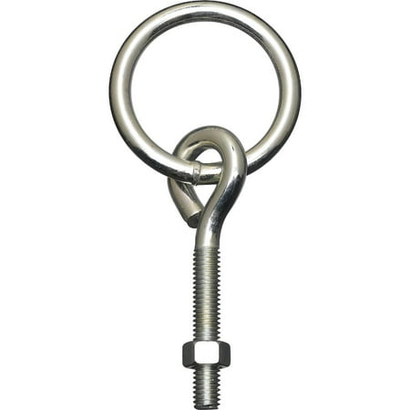 

2PK National 3/8 In. x 3-3/4 In. Zinc Ring Eye Bolt