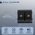 thumbnail image 3 of Unique Bargains Front Left Driver Side Power Window Switch for Fiat Grande Punto 2005-2008 Driver Side Window Control Switch No.735451232 Black, 3 of 7