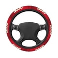 thumbnail image 3 of Fotbe Happy New 2025 Year for Steering Wheel Cover Universal 15 in Car Accessories for Men Women,Steering Wheel Protector Comfortable Protective Case for SUV Sedan Decor, 3 of 8
