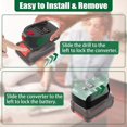 thumbnail image 4 of Adapter for Ein*hell 18V Li-ion Battery Converter to for Bos*ch 18V PBA Power Tool, 4 of 7