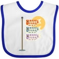 thumbnail image 3 of Inktastic Japanese Carp Fish Flags Boys or Girls Baby Bib, 3 of 4