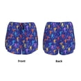 thumbnail image 3 of Xecao Ice Hockey Players With Puck for Double-layer Running Short for Women, Perfect for Gym, Tennis, and More, Featuring a Convenient Pocket-Small, 3 of 7