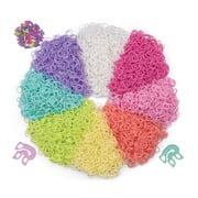 Rainbow Loom Pastel Paradise Jumbo Bucket Bracelet Making Kit, Rubber Band Craft Bucket