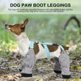 thumbnail image 2 of Dog Boots with Suspenders Winter Snow Suspender Boots for Dogs Waterproof Dog Suspender Boots Anti-Slip Dog Boot Suspenders for Small Medium Large Dogs, 2 of 7