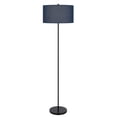thumbnail image 2 of BO-3174FL-BK-DB-Cal Lighting-Cromwell - 1 Light Floor Lamp In Contemporary Style-58.75 Inches Tall and 16 Inches Wide-Black Finish-Dark Blue  Shade, 2 of 5