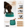 thumbnail image 3 of JASGOOD Slow Feeder Dog Bowls Large Breed, Puzzle Maze for Fast Eaters, Square Base, Non-Slip, Made Without BPA, Helps Prevent Bloat & Aid Digestion 5 Cups, 3 of 9