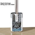 thumbnail image 4 of Clearance Under $10 Skegnu Toilet Brush With Hard Bristles Bathroom Cleaning Bowl Brush Kit Modern And Compact Toilet Cleaner Brush Long Handle Bristles For Bathroom Toilet Cleaner, 4 of 8