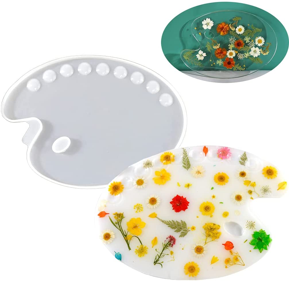 Home & Hobby Molds DIY Epoxy Resin mold Palette Mold Resin Paint
