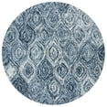thumbnail image 4 of SAFAVIEH Ikat Kim Geometric Wool Area Rug, Grey, 8' x 10', 4 of 9