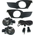 thumbnail image 2 of munirater 2-Pack Fog Lights Fog Lamps Kit with Chrome Black Bezel & Universal Switch & Wiring Kit Replacement for 2013 2014 2015 Nissan Altima, 2 of 7