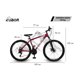 thumbnail image 5 of Bicicleta Montaña Rodada 26 21 Velocidades Cosmo Kubor  MTB, 5 of 8