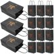 thumbnail image 5 of 25pcs Black Kraft Paper Gift Bags with Handles, Thank You Printed Decorative Party Favor Bags for Wedding, Birthday, and Holiday Presents, Treats, 5 of 5