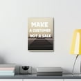 thumbnail image 4 of Inspirational Wall Art Make A Customer Not A Sale Motivation Wall Decor for Home Office Gym Inspiring Success Quote Print Ready to Hang Unframed, 4 of 18
