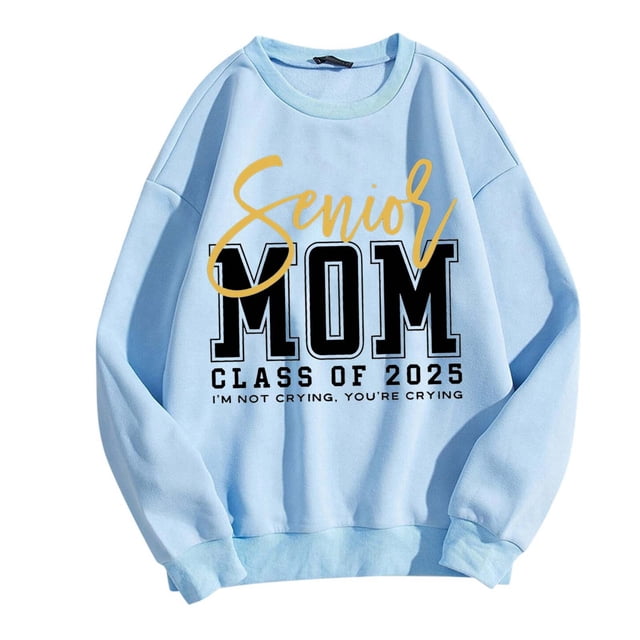 Mom Lady Sweatshirt Is All A Mess Long Sleeve Patterned Shirt Funny Saying Mom Pullover Top
