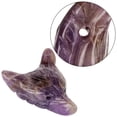 thumbnail image 1 of Conjunto de joyas de cristal, colgante de estatua de cabeza de lobo, collar tallado de cuarzo, collar de cristal, experiencia incomparable, 1 of 10