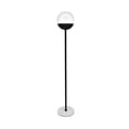 thumbnail image 3 of Eclipse 1 Light Black Floor Lamp With Clear Glass, 3 of 3