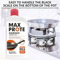 Leodye Pot Bottom Black Removal Gel Stainless Steel Pot Tool Black