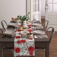 thumbnail image 4 of Valentine'S Day Rose Flower Table Runner Luxury Hotel Wedding Decor Table Cover Dinner Table Decor Tablecloth, 4 of 6
