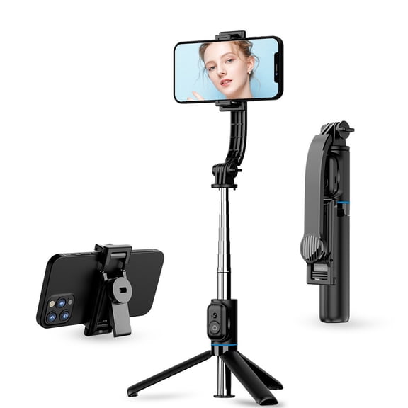 TIANLAIMEI Selfie Stick Tripod with Wireless Remote, Portable Phone Tripod Compatible with iPhone, Samsung, Smartphone
