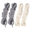 thumbnail image 4 of 4 Pairs Sneakers Shoelaces Shoe Straps Sports Shoelaces Tieless Shoelaces, 4 of 6