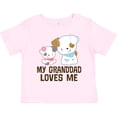 thumbnail image 3 of Inktastic My Granddad Loves Me Granddaughter Girls Girls Toddler T-Shirt, 3 of 5