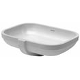 thumbnail image 1 of Duravit 045748-0Hole Happy D.2 18-7/8" Rectangular Ceramic Undermount Bathroom Sink -, 1 of 1