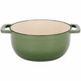thumbnail image 4 of 6QT Enameled Cast Iron Dutch Oven, 14LB Thickened Cast Iron, Non-Stick Enamel, Oven/Gas/Induction Compatible, Heat-Resistant Handles + Silicone Gloves, 4 of 12