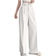 thumbnail image 1 of ICHUANYI Clearance Women's Large Casual High Waist Drop Straight Leg Wide Leg Pants ICHUANYI "ICHUANYI", 1 of 5
