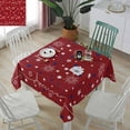 thumbnail image 2 of Nappe Carrée Patriotique Commémorative Imperméable et Anti-Taches, Nappe Essuyable Sans Plis pour Rond/rectangle/ovale/carré/salle à Manger/fête, Étoiles Rouge Bleu Feux d'Artifice 4 Juillet 60x60, 2 of 5