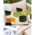 thumbnail image 6 of Abstract Geometric Throw Pillow Cover 20 x 26 Inch Decorative Pillow Cover Green Vintage Art Aesthetic Lumbar Pillowcase Seasonal Rectangle Cushion Case for Couch Sofa Bed Living Room, 6 of 7