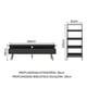 thumbnail image 5 of Centro de Entretenimiento Madesa Londres Mueble Estante Librero Negro, 5 of 5