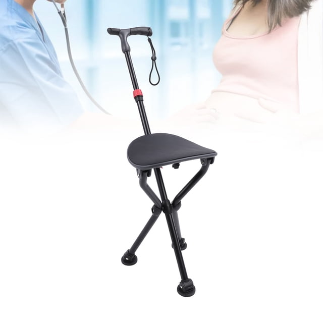 Tabouret de Camping, Chaise Trépied Pliante Support Stable Léger pour Camping