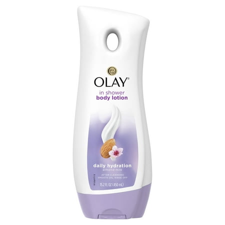 Olay In Shower Body Lotion 15.2 Ounce Hydration Almond Milk 450ml