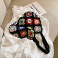 thumbnail image 1 of Bolsa de hombro de mujer de ganchillo de flores de mano de punto hueco de playa bohemio monederos JShteea Para Estrenar, 1 of 9