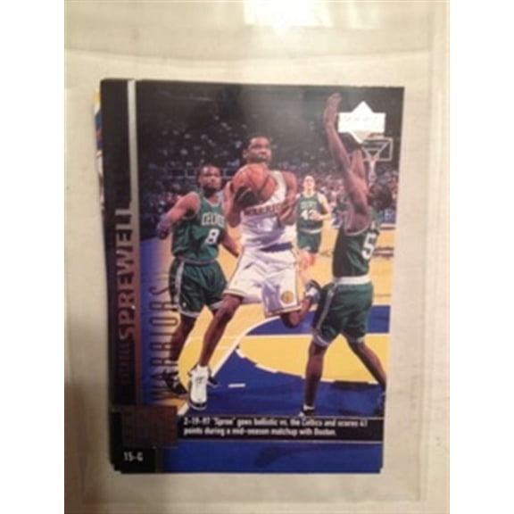 1997-98 Upper Deck Golden State Warriors Team Set 12 Cards Latrell Sprewell Joe Smith MINT