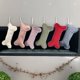thumbnail image 2 of Medias navideñas Vingl Heat de alta calidad para decoración del hogar, calcetines suaves de terciopelo con diseño de hueso de perro para niños, 2 of 4
