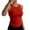 Red, variant on Women's Strap Tank Top - Sexy Trim, Backless for Summer Outings
