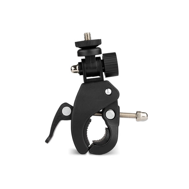 Abrazadera para cámara de bicicleta, cabezal de rosca de 1/4 pulgadas, abrazadera de barra de tubo de bicicleta de liberación rápida, cámara de bicicleta de rotación de 360 grados Guardung EL009009-00