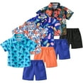 thumbnail image 2 of YTDSCS Toddler Baby Boys Girls 2Pcs Shirt Set 1-7T Kids Summer Clothes Tops Shorts Set Baby Clothes Boy Summer Outfits, 2 of 9