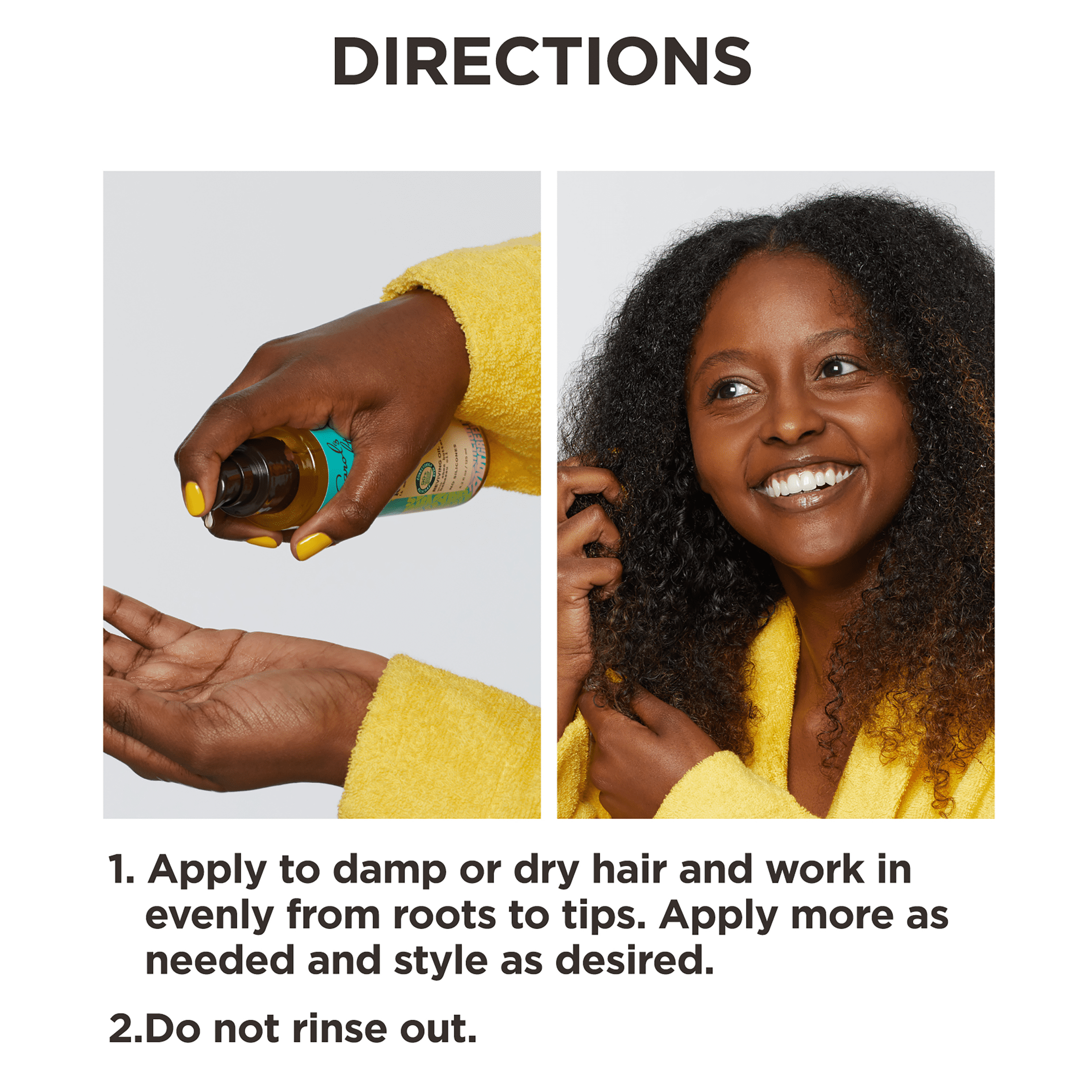 Carol's Daughter Born to Repair Reviving Nourishing Hair Oil, for Curly Hair, with Shea Butter, 4.2 fl oz