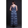 thumbnail image 2 of Bimba Robe de Plage Bohème à Bretelles Sans Manches Longue Maxi Imprimée pour Femmes Shibori - Grand, 2 of 6