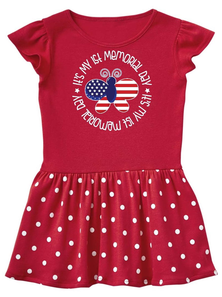 inktastic My 1st Memorial Day Butterfly Toddler T-Shirt